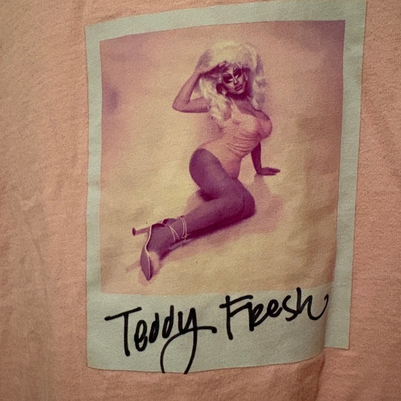 Trixie Mattel x Teddy Fresh polaroid long sleve shirt - Picture 3 of 4